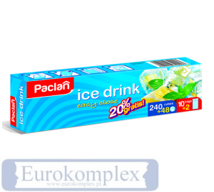 Woreczki do lodu samozamykalne 10x24 box  PACLAN