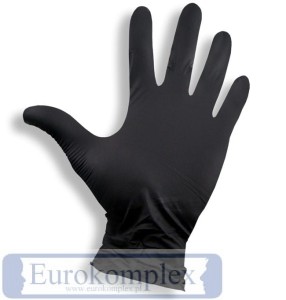 Rękawice Nitrylowe black M