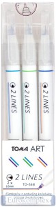 Cienkopis 2-liniowy mix 3 szt. TO-348