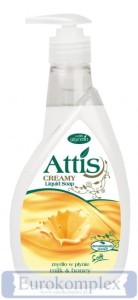 Mydło w płynie Attis 0,4 l mleko & miód