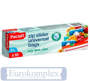 Woreczki z suwakiem 3l '10szt PACLAN