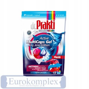 Kapsułki do prania drPRAKTI duo caps color '17x18g