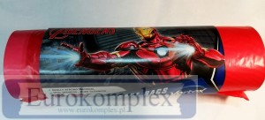 Vortex worki na śmieci Marvel 60l czerwone z taśmą '15