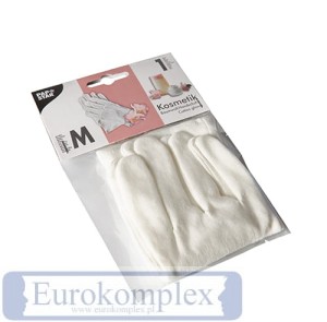 Rękawiczki bawełniane białe kosmetik rozm. M 86532