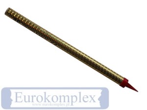 Fontanna świeca tortowa 25 cm złota '4szt