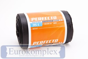 Worki na śmieci Perfecto LDPE 35l a'50