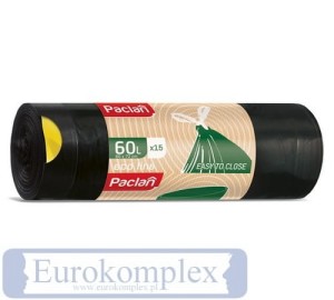 Eco line worki na śmieci 60l '15szt PACLAN