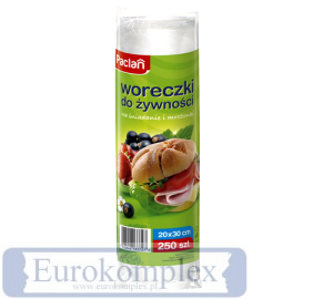 Woreczki śniadaniowe na rolce 20x30 '250szt PACLAN