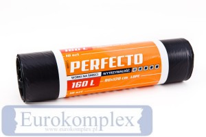 Worki na śmieci Perfecto LDPE 160l a'10 MEGA MOCNE